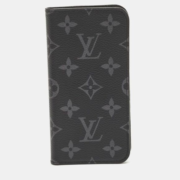 Louis Vuitton Monogram Eclipse Canvas Iphone X Folio Case